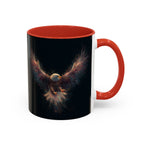 Fiery Flying Eagle Mug | Accent Coffee Mug 11oz 15oz