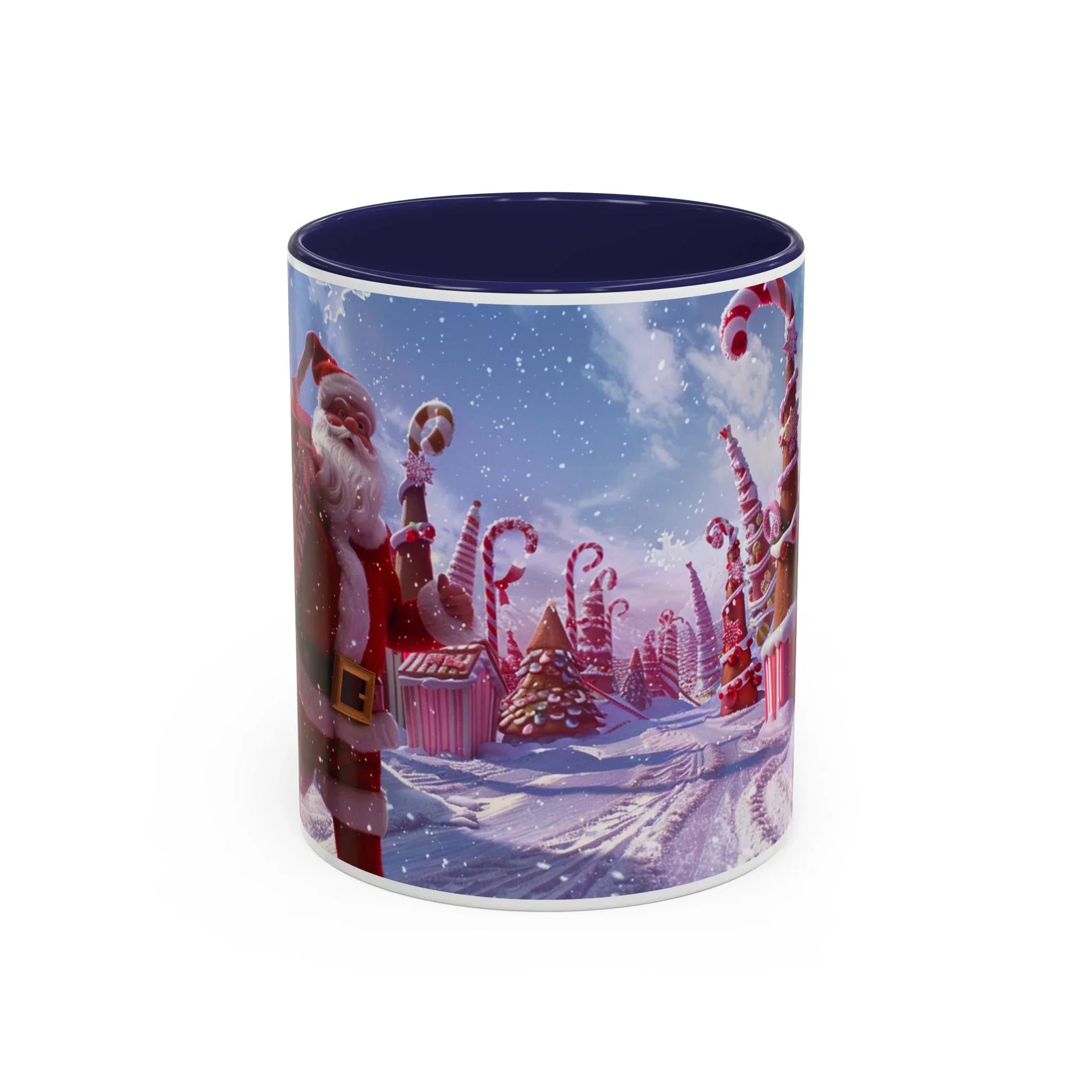 Festive Santa Mug, Holiday Coffee Cup, Christmas Gift for Coffee Lovers, Winter Wonderland Decor, Seasonal Tea Cup - 250 USA Celebration