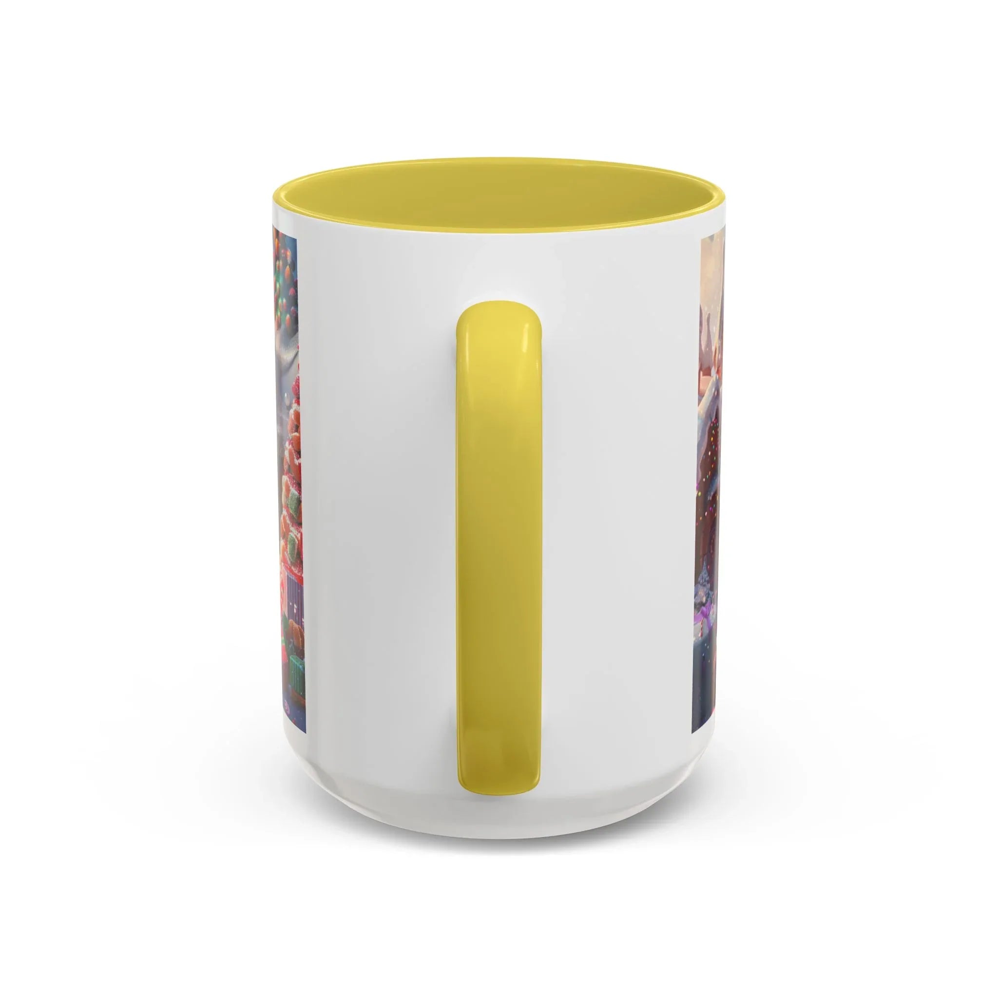 Festive Santa in Candy Wonderland mug | Holiday Christmas ceramic mug - 250 USA Celebration