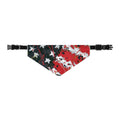 Grunge American Flag Pet Bandana Collar | Patriotic Dog Bandana - 250 USA Celebration