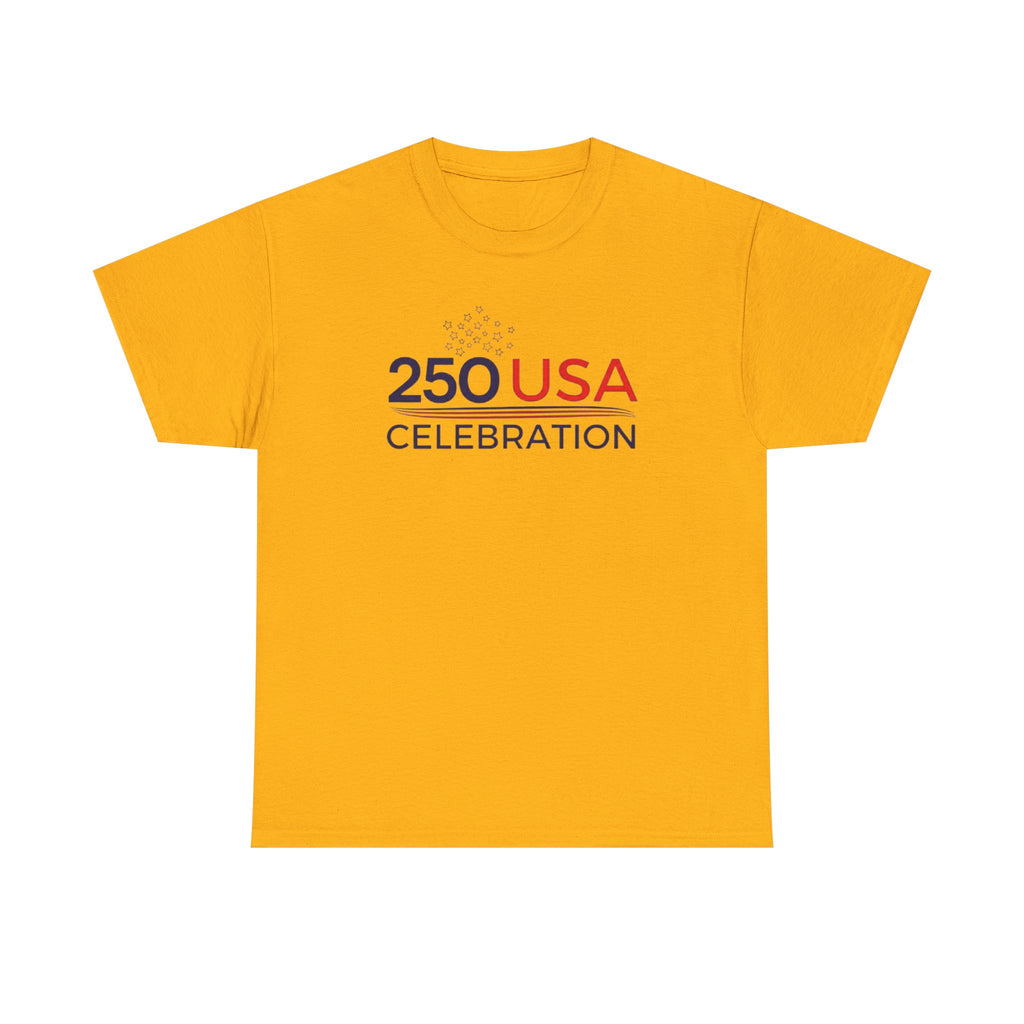 America 250 Tee Shirt | Official 250th Anniversary Edition - 250 USA Celebration Chest Logo Tee | Fourth of July Americana T-Shirt
