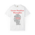 Grow Positive Thoughts T-shirt | Positive Word Cloud Mental Health Tee - 250 USA Celebration