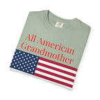 All American Grandmother T-Shirt — Patriotic Flag Tee for Moms & Grandmas