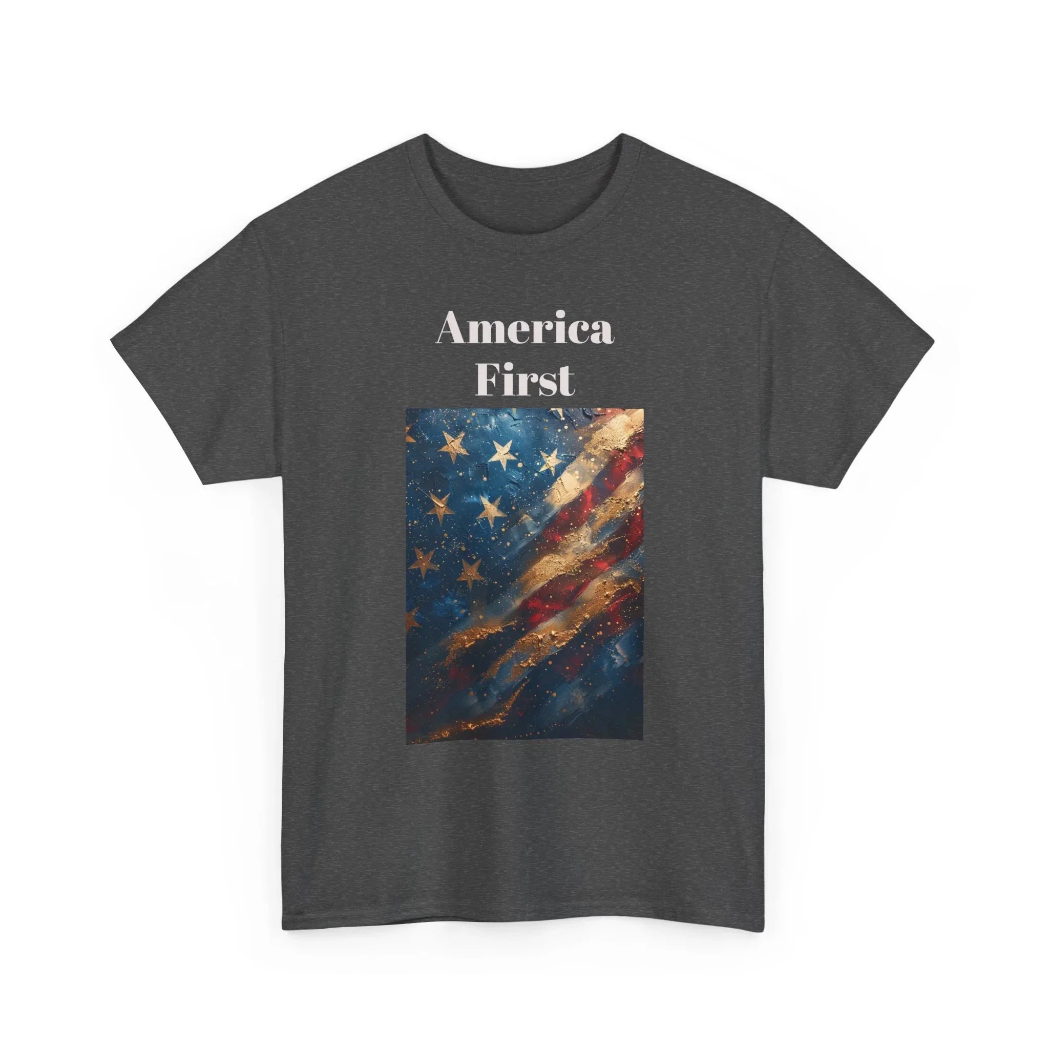 Vintage American Flag Tee, Patriotic Apparel, Independence Day Shirt, Unisex Cotton T-Shirt, Memorial Day Gift, America First Design - 250 USA Celebration