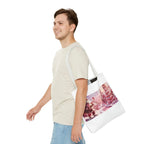 Santa Claus Holiday Tote Bag, AOP Printing, Christmas Gift Bag, Festive Shopping Tote, Fun Winter Accessories, Unique Holiday Item - 250 USA Celebration