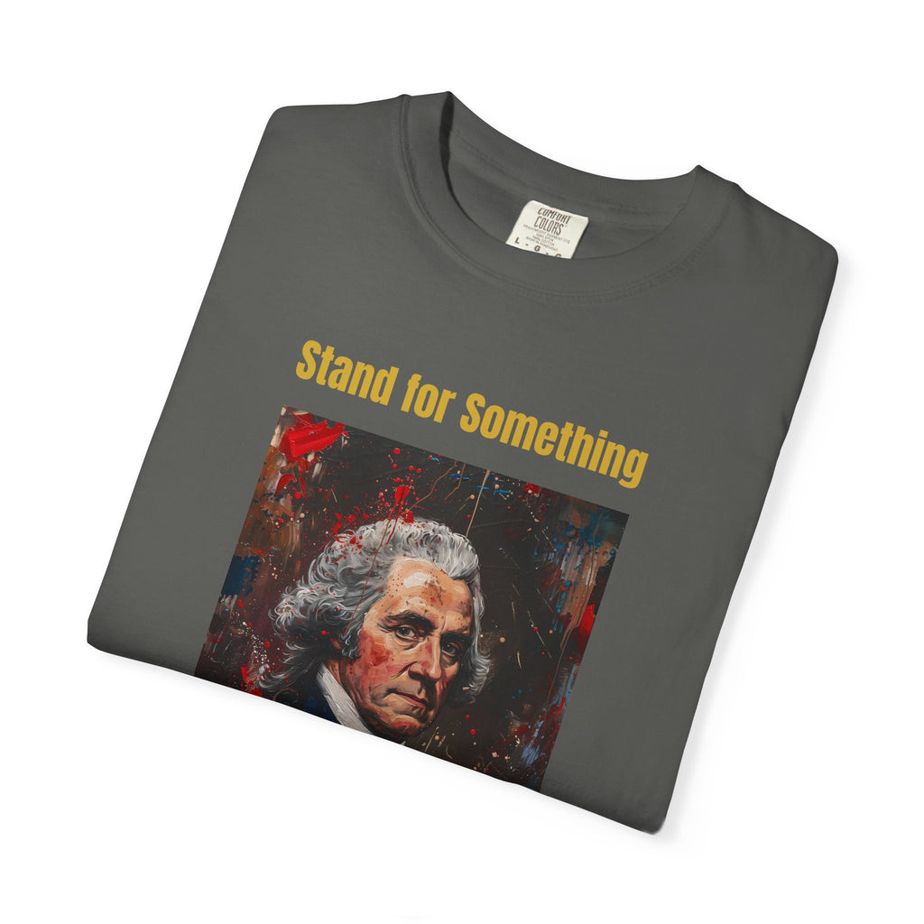 T-Shirt — 'Stand for Something' Alexander Hamilton Portrait Tee