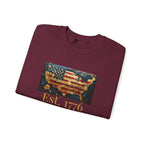 Official 250th Crewneck Sweatshirt American Flag