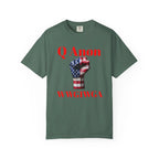 Q Anon Fist T-shirt | WWG1WGA Print - 250 USA Celebration
