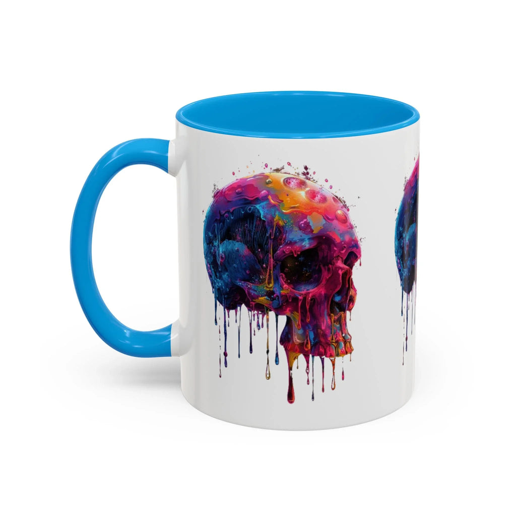Psychedelic Third Eye Mug | Glowing Mushrooms, Melting Doves, Neon Lava Art - 250 USA Celebration