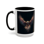 Fiery Flying Eagle Mug | Accent Coffee Mug 11oz 15oz