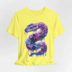 Psychedelic Rainbow Ouroboros Tee | Galaxy Fractal Mushroom Snake - 250 USA Celebration