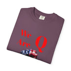 We Are Q fist American flag T-Shirt | QAnon political design - 250 USA Celebration