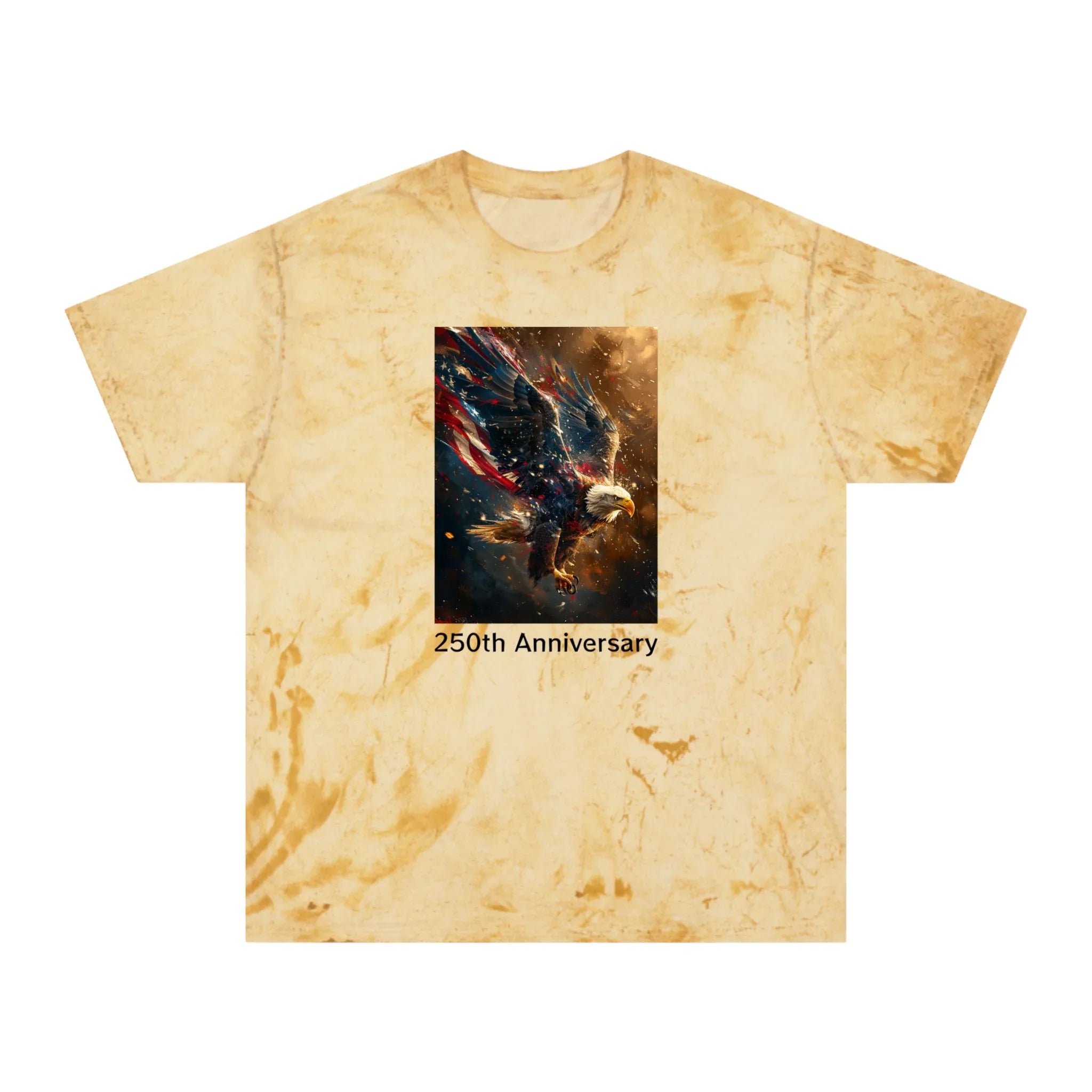 Unisex Color Blast T-Shirt - 250 USA Celebration