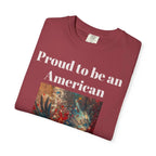 Patriotic Eagle T-Shirt, Proud to be an American Tee, Unisex Graphic T-Shirt, Independence Day Gift, Casual Wear, Eagle Design Shirt - 250 USA Celebration