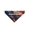 All-American Good Boy Pet Bandana - Patriotic Dog Scarf for 4th of July & Veterans Day