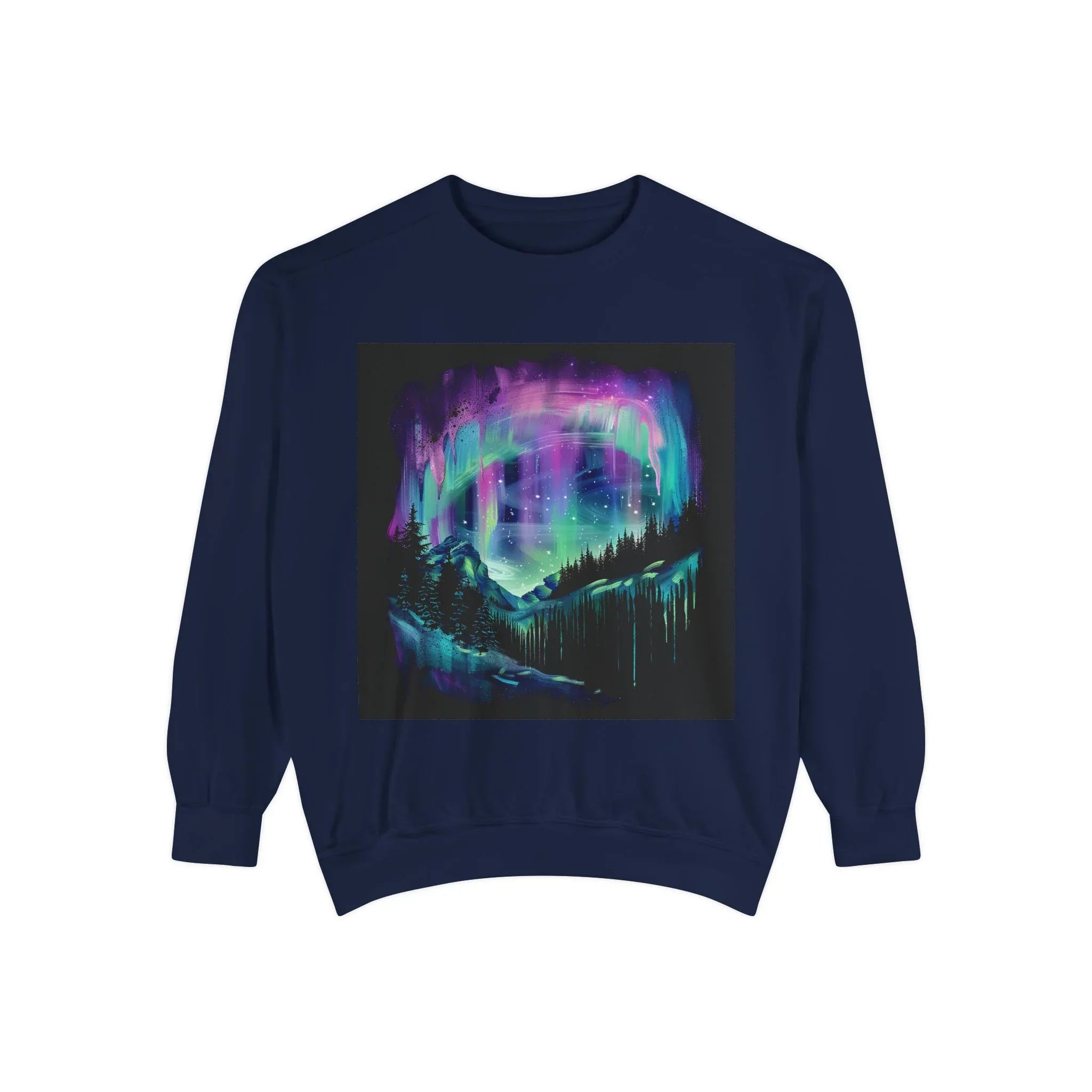 Aurora Borealis Sweatshirt | Northern Lights, northern lights t-shirt, aurora borealis tee, northern lights apparel, aurora borealis shirt - 250 USA Celebration