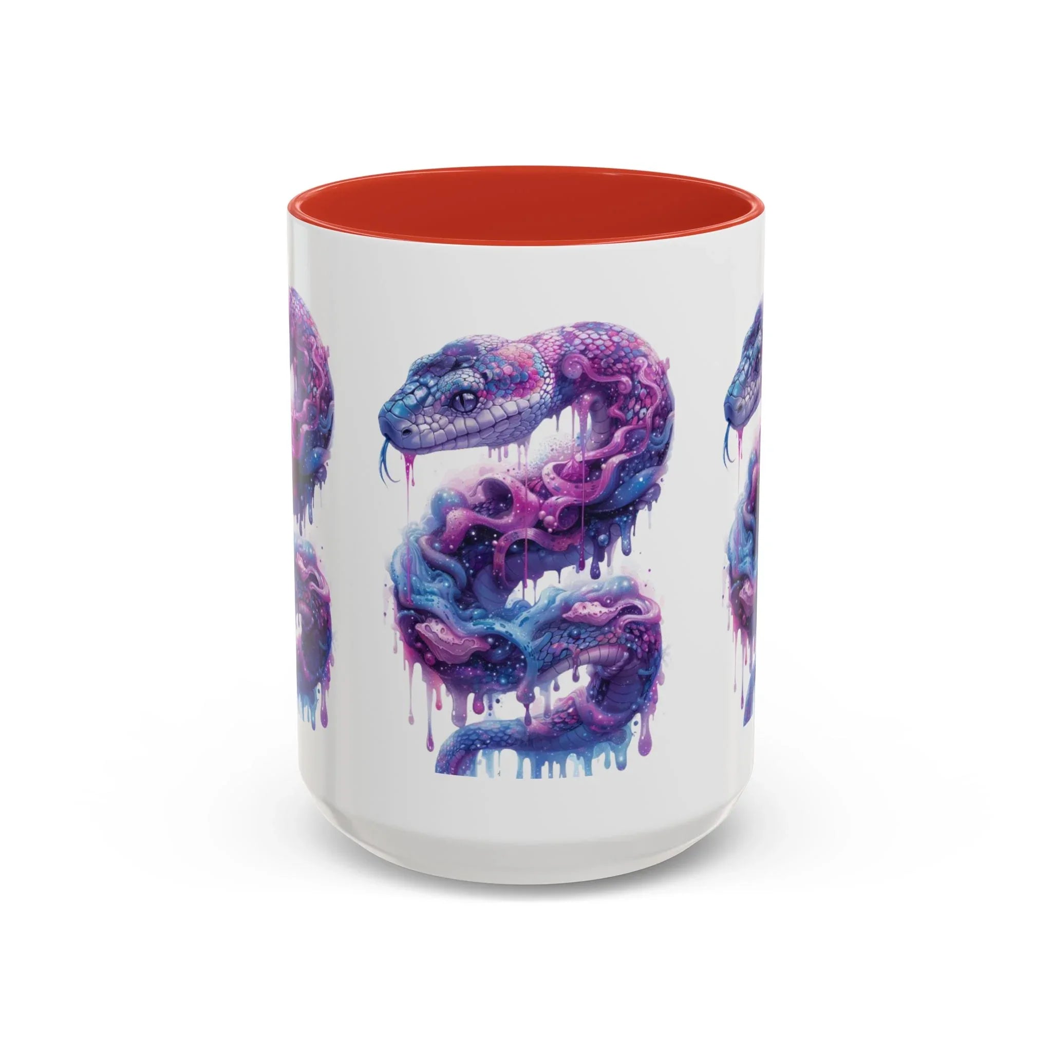 Psychedelic Ouroboros Snake Mug | Rainbow Galaxy Fractal Mushrooms - 250 USA Celebration
