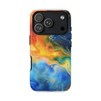 Abstract Colorful Swirl Phone Case | Tough Protective iPhone Cover - 250 USA Celebration