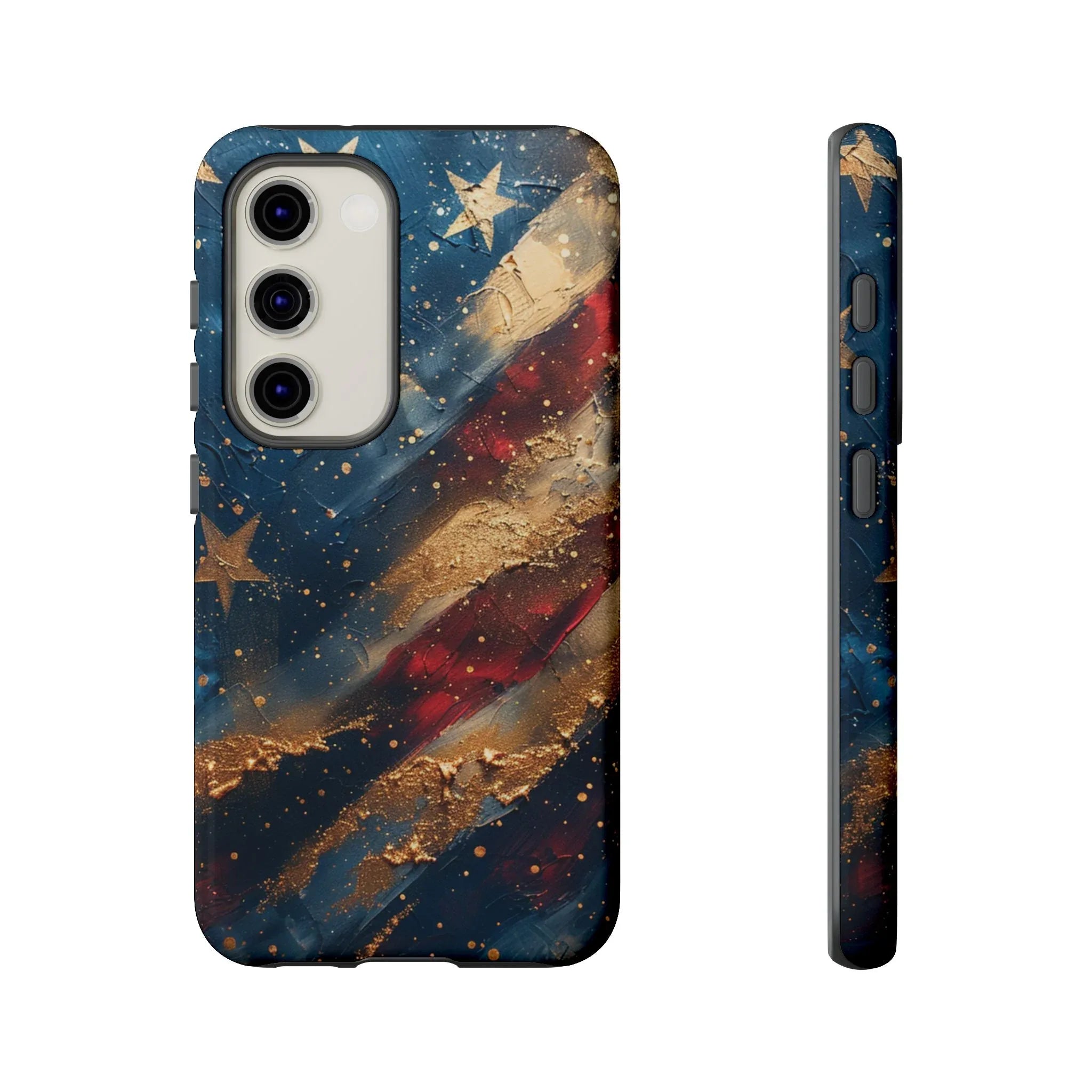 Patriotic Phone Case, Tough Cases with American Flag Design, Stylish Phone Accessories, USA Pride Gift, Durable Cases for All Occasions - 250 USA Celebration