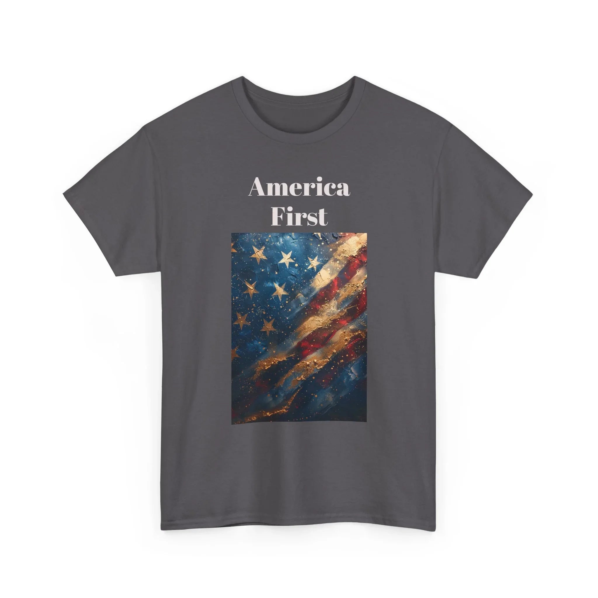 Vintage American Flag Tee, Patriotic Apparel, Independence Day Shirt, Unisex Cotton T-Shirt, Memorial Day Gift, America First Design - 250 USA Celebration