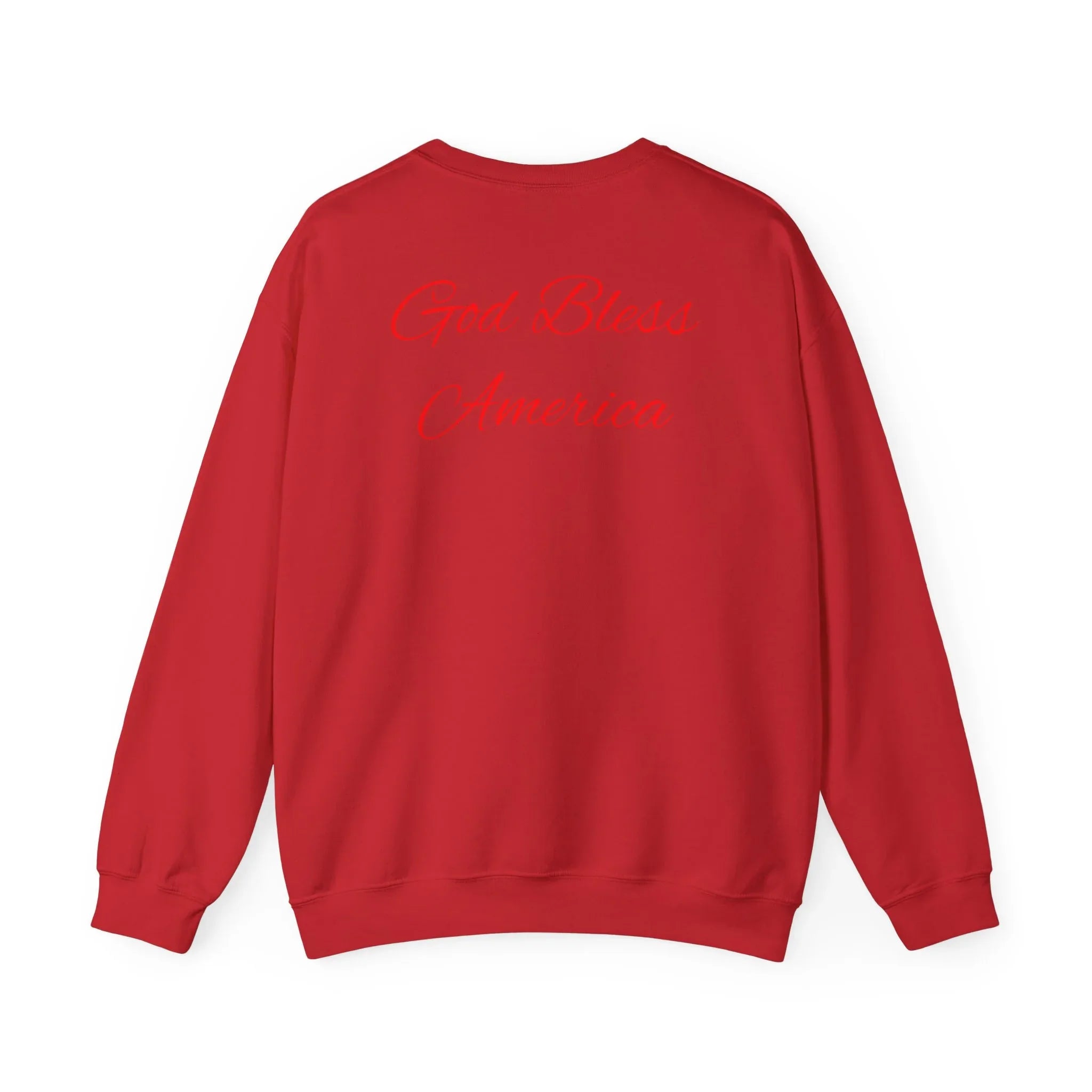 God Bless America Eagle Artwork crewneck sweatshirt | Patriotic eagle collage - 250 USA Celebration