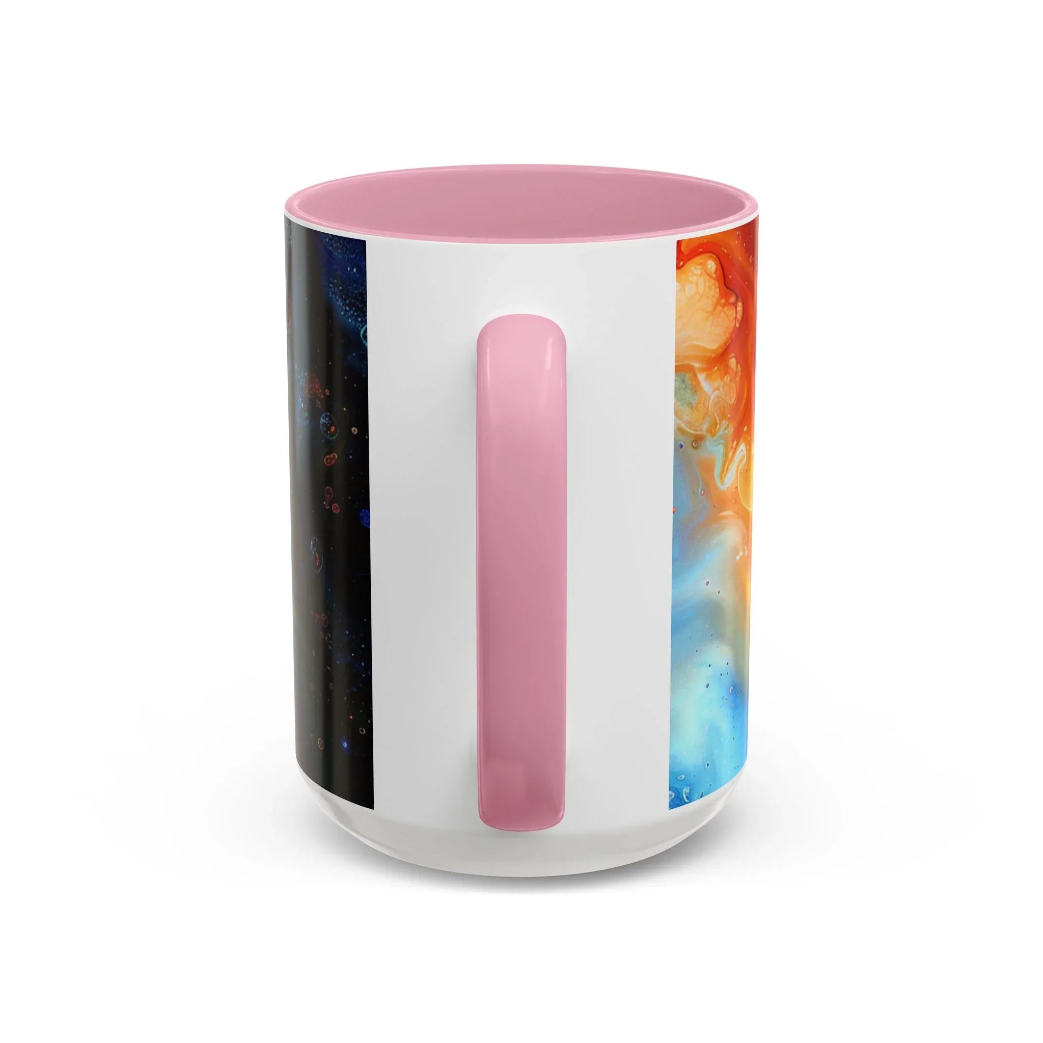 Colorful Mugs (11oz, 15oz) Intense abstract oil splat- coffee cup - 250 USA Celebration