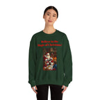Christmas Magic Sweatshirt, Holiday Crewneck, Cozy Winter Apparel, Unisex Gift for Christmas, Believe in the Magic of Christmas! - 250 USA Celebration