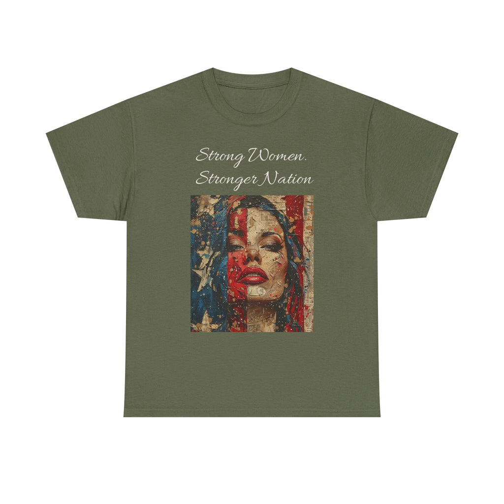 Stylish Retro-Printed Unisex Heavy Cotton Tee, Vintage Art Shirt, Casual Layering Top, Unique Gift for Art Lovers, Relaxed Fit Tee - 250 USA Celebration