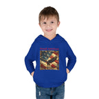 Toddler Hoodie — "Proud American" Eagle & Flag Pullover