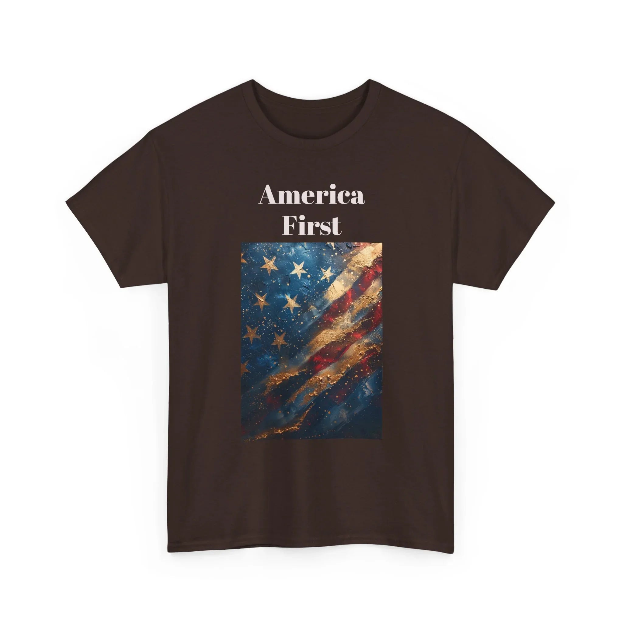 Vintage American Flag Tee, Patriotic Apparel, Independence Day Shirt, Unisex Cotton T-Shirt, Memorial Day Gift, America First Design - 250 USA Celebration