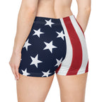 Patriotic Stars and Stripes American Flag Casual Shorts