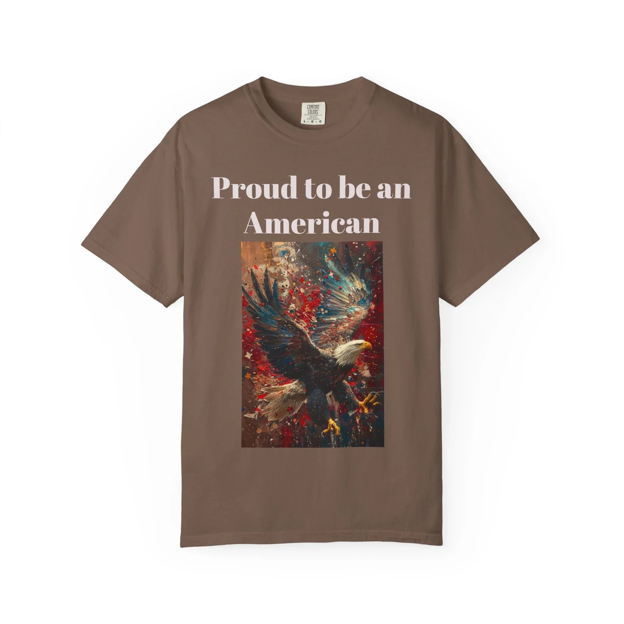 Patriotic Eagle T-Shirt, Proud to be an American Tee, Unisex Graphic T-Shirt, Independence Day Gift, Casual Wear, Eagle Design Shirt - 250 USA Celebration