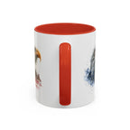 American Flag Bald Eagle Mug | Accent Coffee Mug - 250 USA Celebration