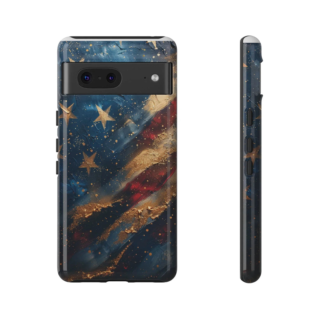 Distressed American Flag phone case | tough cases - 250 USA Celebration