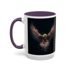 Fiery Flying Eagle Mug | Accent Coffee Mug 11oz 15oz