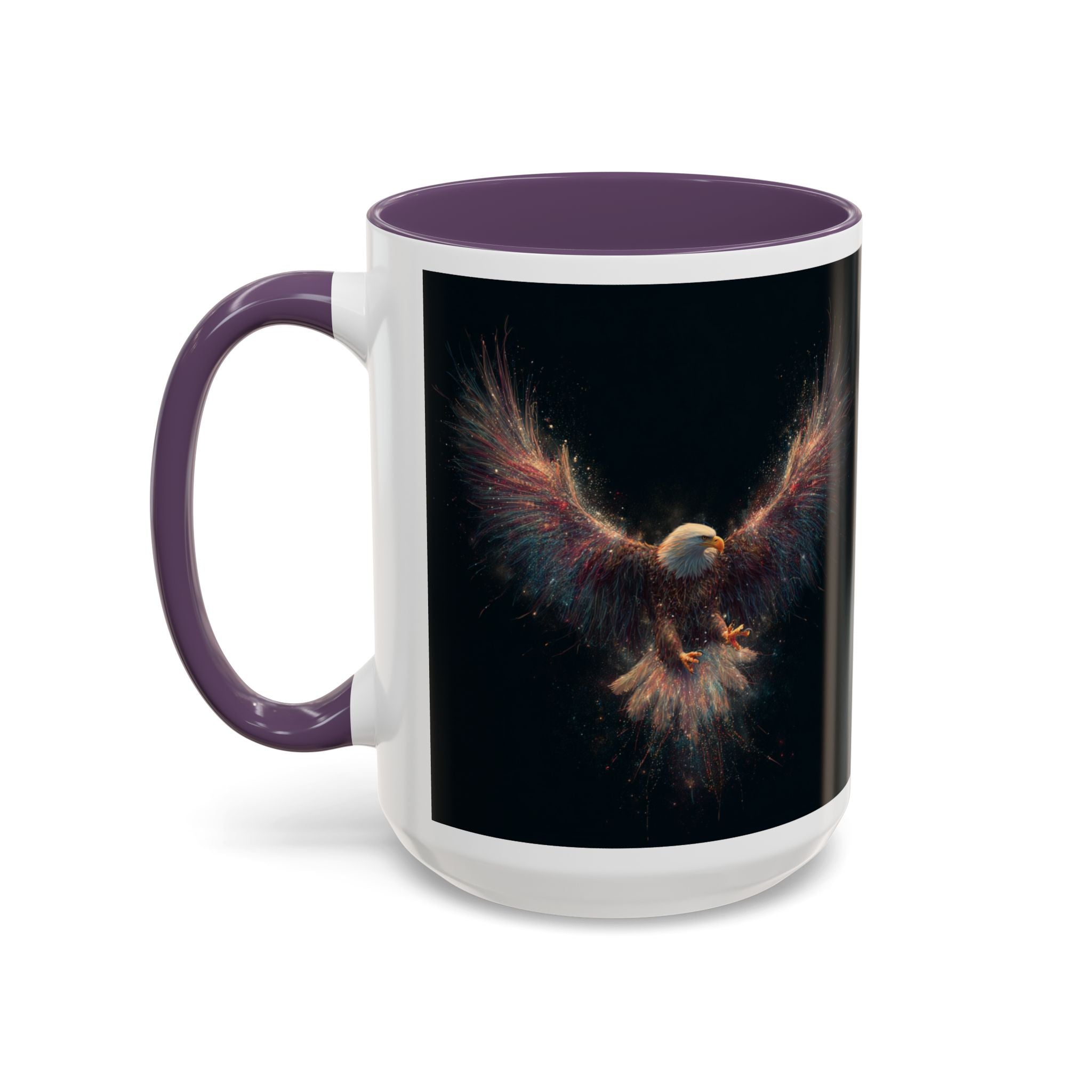 Fiery Flying Eagle Mug | Accent Coffee Mug 11oz 15oz
