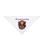 All American Dog Pet Bandana | Patriotic Eagle Skull Design - 250 USA Celebration
