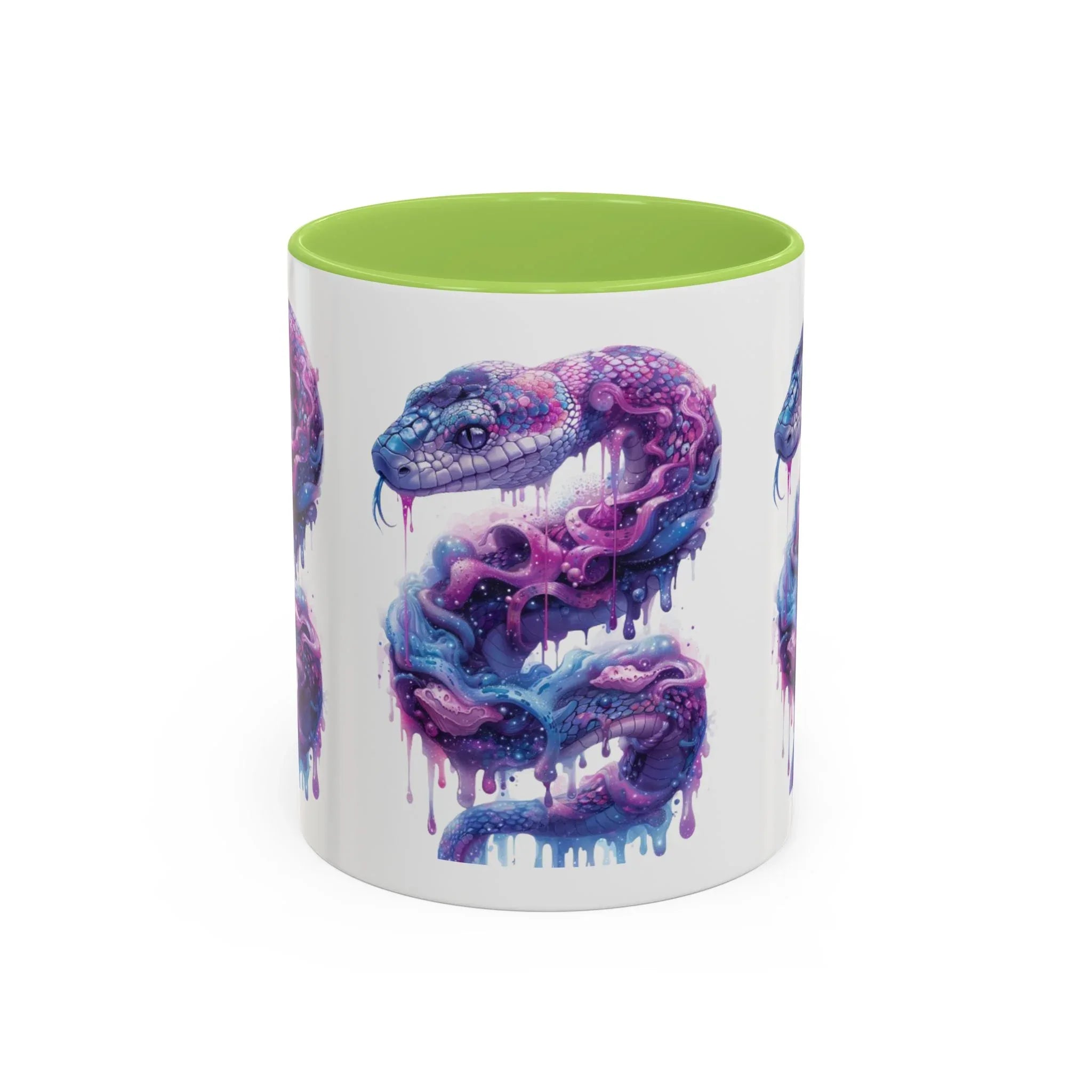 Psychedelic Ouroboros Snake Mug | Rainbow Galaxy Fractal Mushrooms - 250 USA Celebration