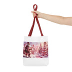 Santa Claus Holiday Tote Bag, AOP Printing, Christmas Gift Bag, Festive Shopping Tote, Fun Winter Accessories, Unique Holiday Item - 250 USA Celebration
