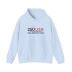 America 250 USA Celebration Hoodie | Official 250th Anniversary Edition 250 USA Celebration Hoodie | Patriotic Anniversary Red White Blue