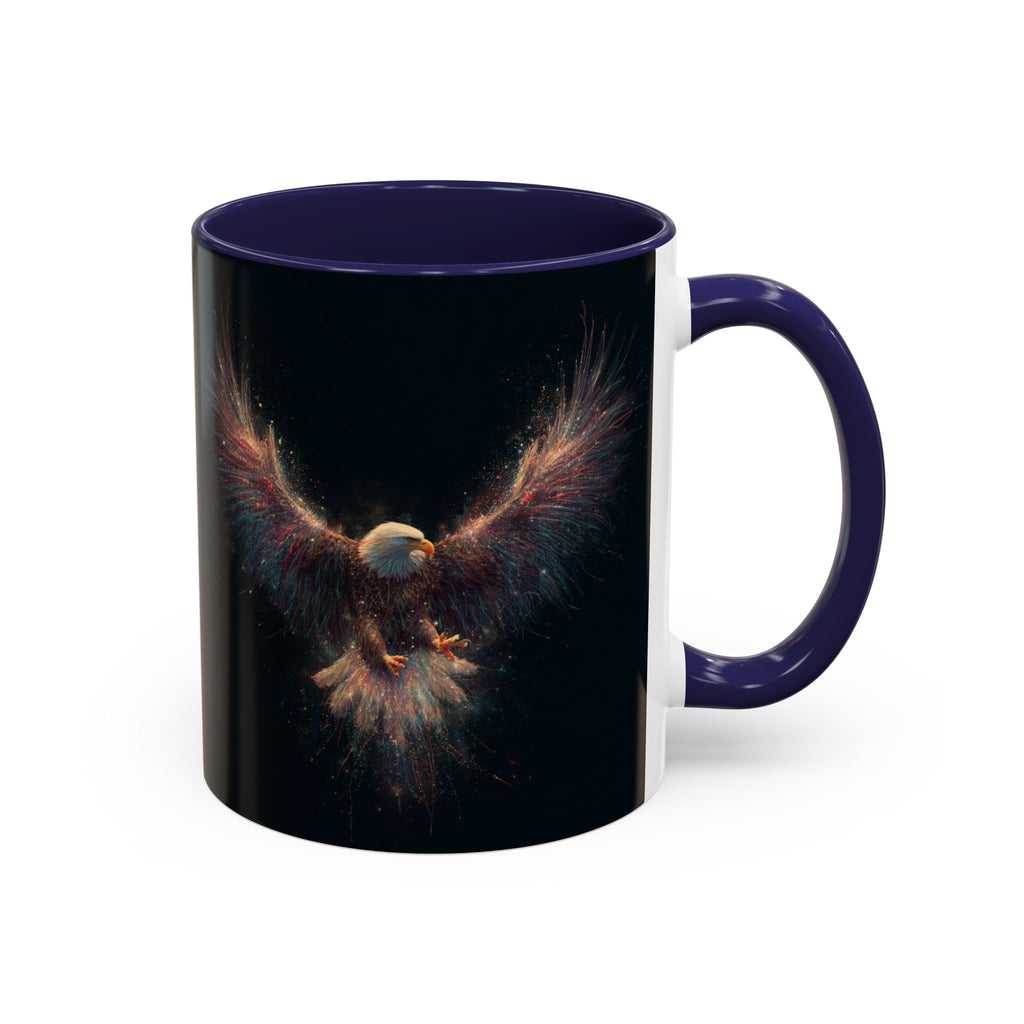 Fiery Flying Eagle Mug | Accent Coffee Mug 11oz 15oz