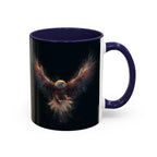 Fiery Flying Eagle Mug | Accent Coffee Mug 11oz 15oz