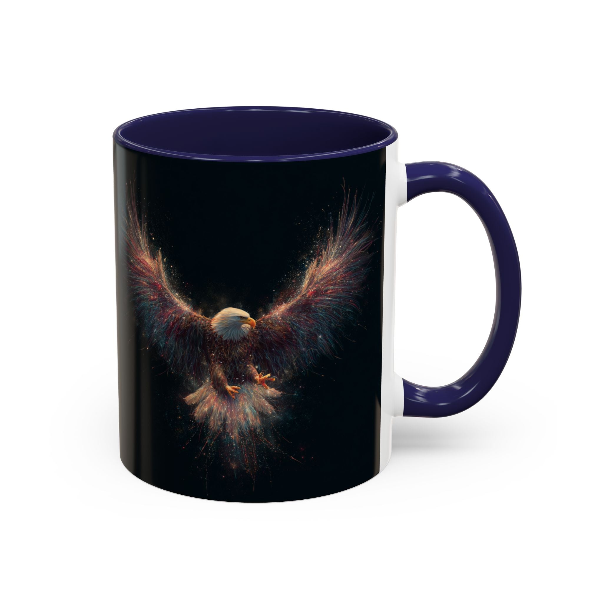 Fiery Flying Eagle Mug | Accent Coffee Mug 11oz 15oz