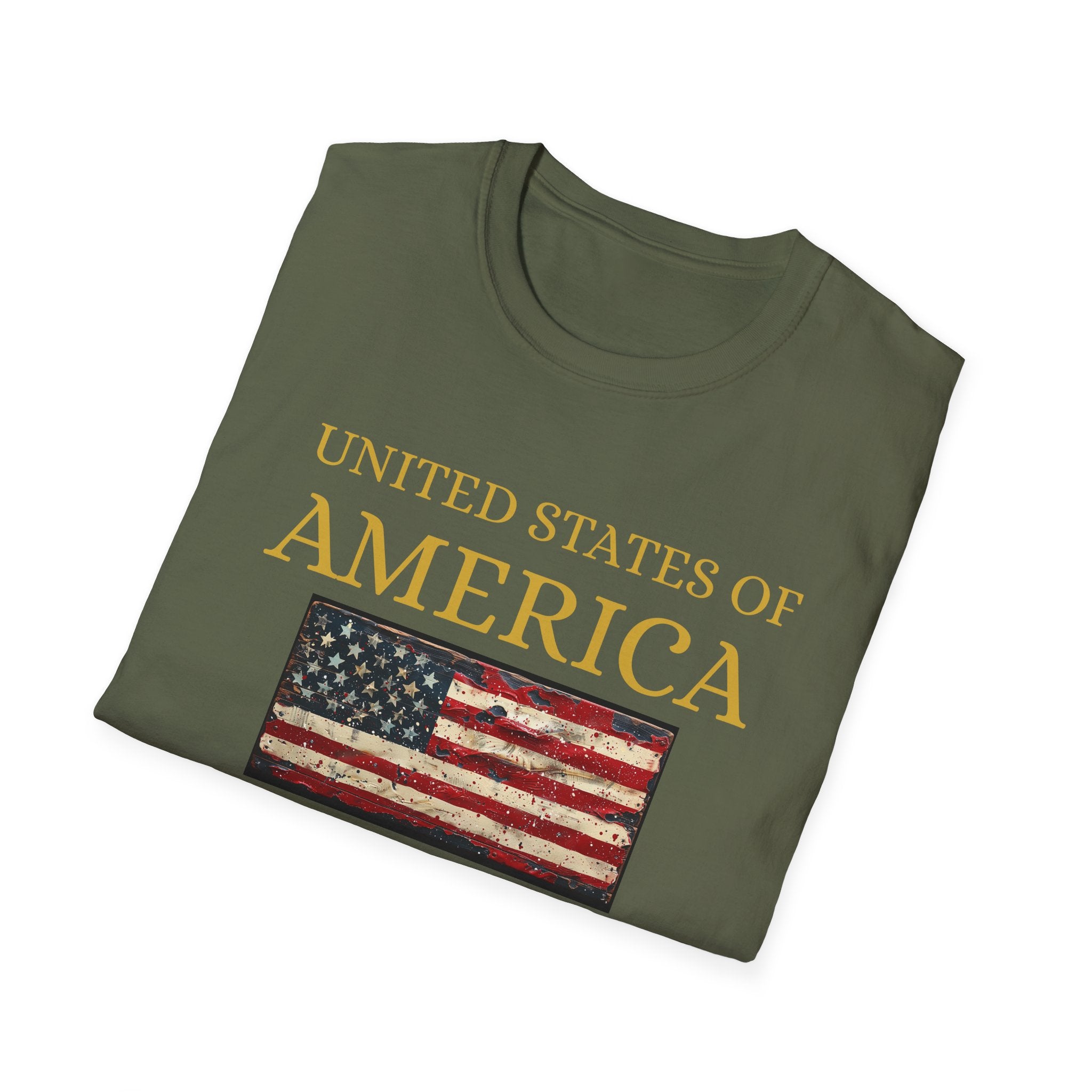 United States of America Patriotic America First T-Shirt | USA Flag