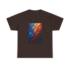 Colorful Nebula Galaxy Art Tee | Cosmic Space Painting T-Shirt - 250 USA Celebration