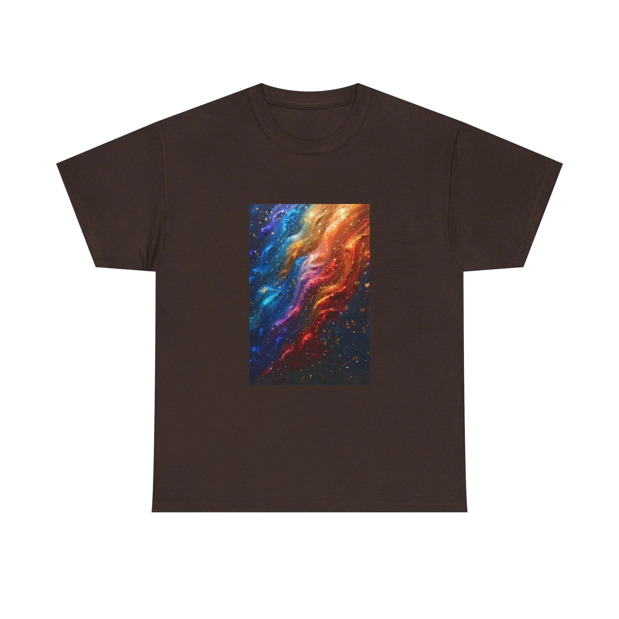 Colorful Nebula Galaxy Art Tee | Cosmic Space Painting T-Shirt - 250 USA Celebration