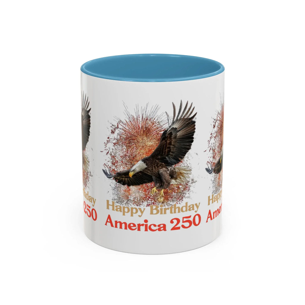 Accent Coffee Mug (11, 15oz) - 250 USA Celebration