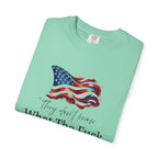 Patriotic Humor T-Shirt - Funny Graphic Tee, Independence Day, Gift for Veterans, Casual Wear, Unique Statement Shirt