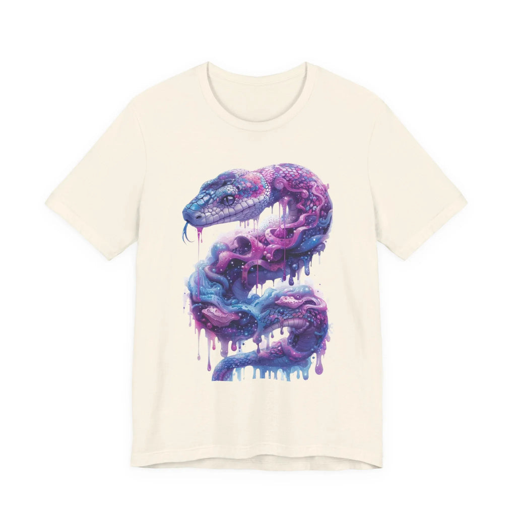 Psychedelic Rainbow Ouroboros Tee | Galaxy Fractal Mushroom Snake - 250 USA Celebration