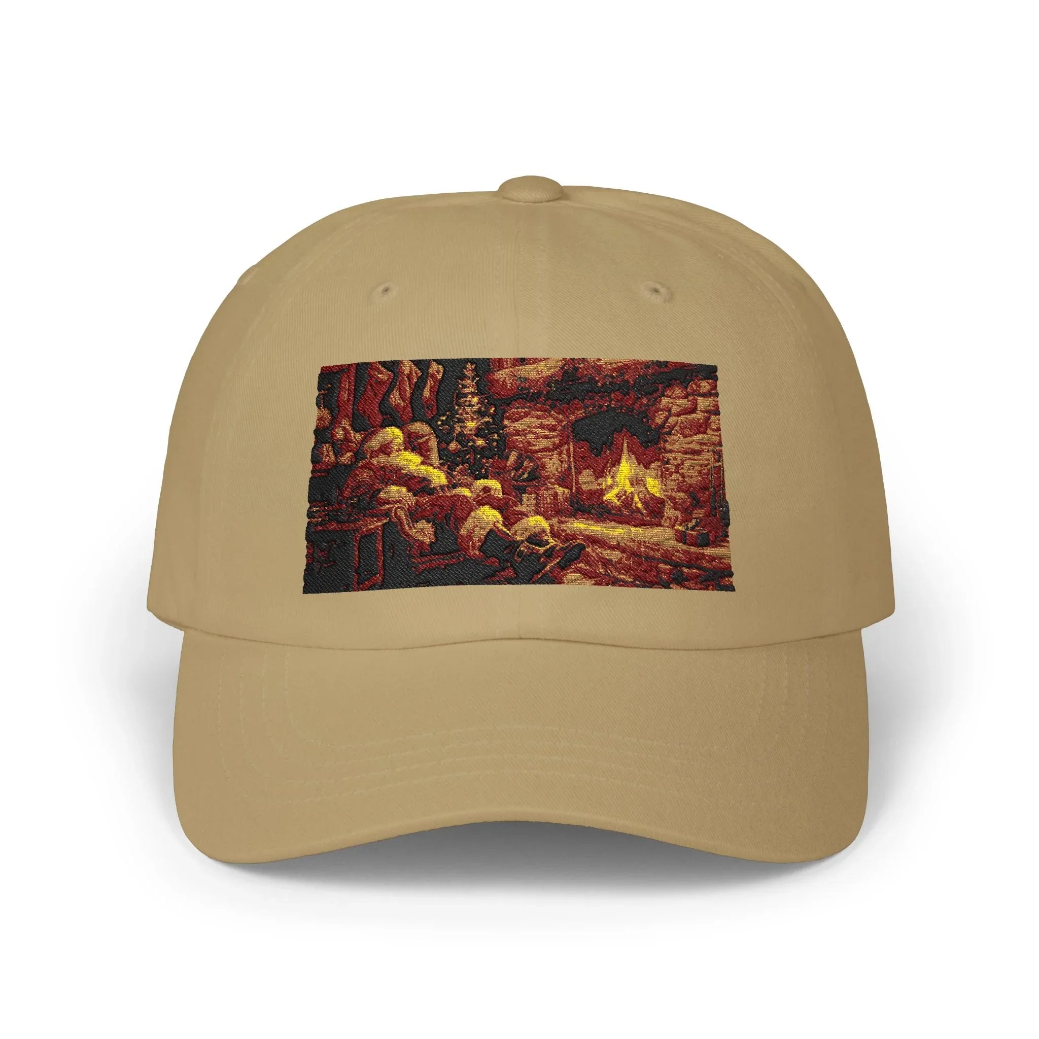 Cap, Santa Claus Christmas Hat, Winter Holiday Baseball Cap, Festive Santa Beanie, Classic Dad Cap - 250 USA Celebration